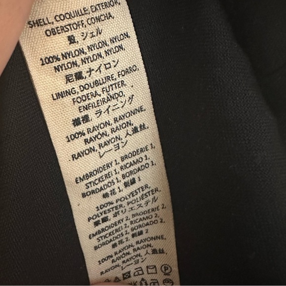 Free People Mini Dress Black Mesh Embroidered Boho Long Sleeve Size Extra Small - Picture 9 of 10